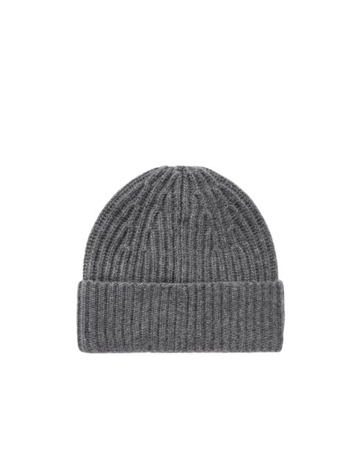 Lisa Yang Gray Martigny Knit Beanie for men