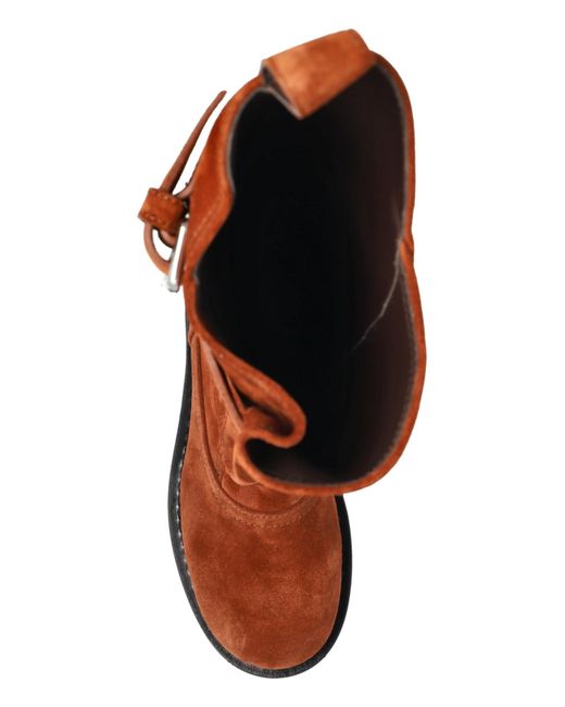 IRO Brown Round Toe Boots