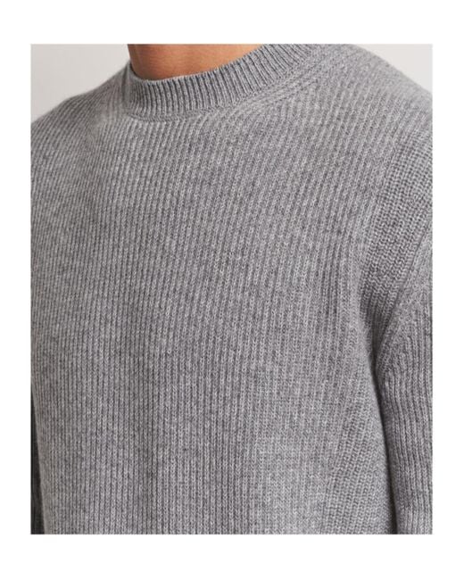 Zegna Gray Long-Sleeved Sweater for men