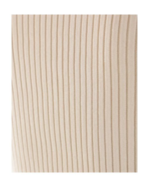 Courreges White Reedition Ribbed Jumper