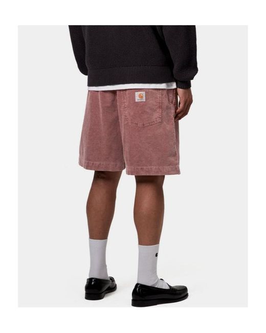 Carhartt Red Logo-Patch Shorts for men