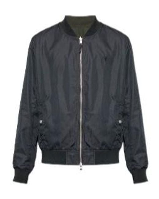 AllSaints Gray Rev Reversible Bomber Jacket