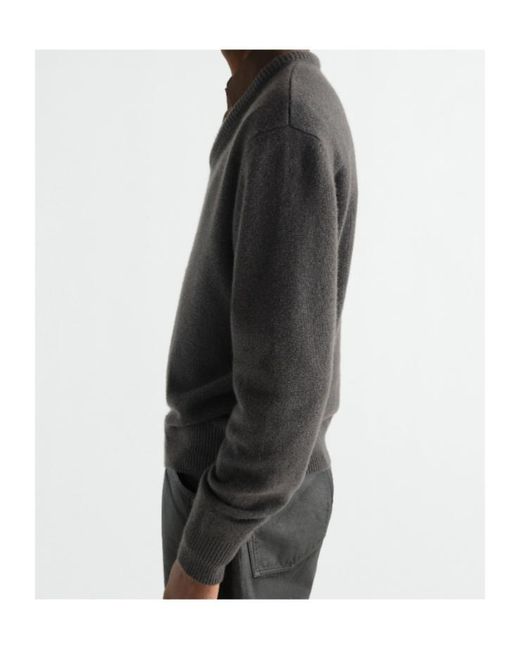 Lemaire Gray V-Neck Sweater