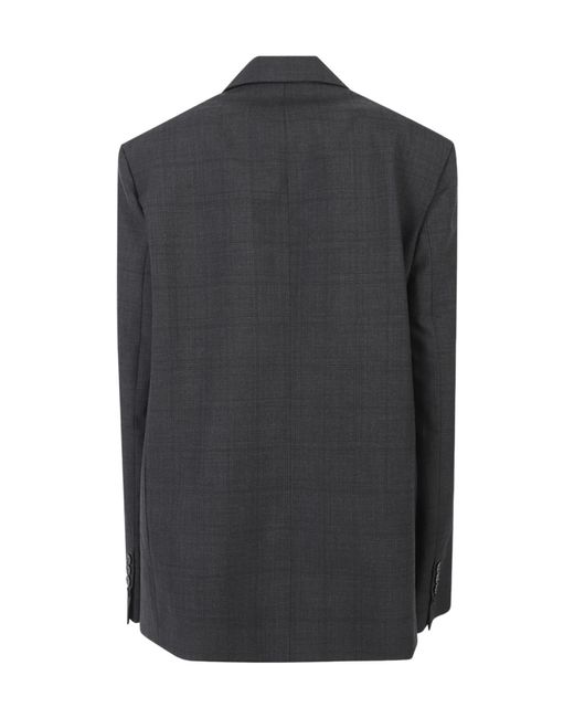 Frankie Shop Black Long-Sleeved Suit Jacket
