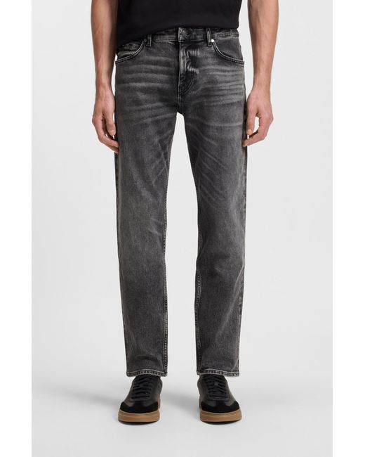 Boss Gray Belt Loop Jeans for men