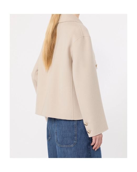 Max Mara Natural Virgin Wool Short Jacket
