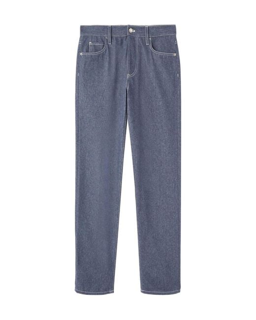 Loro Piana Blue Quarona Jeans for men