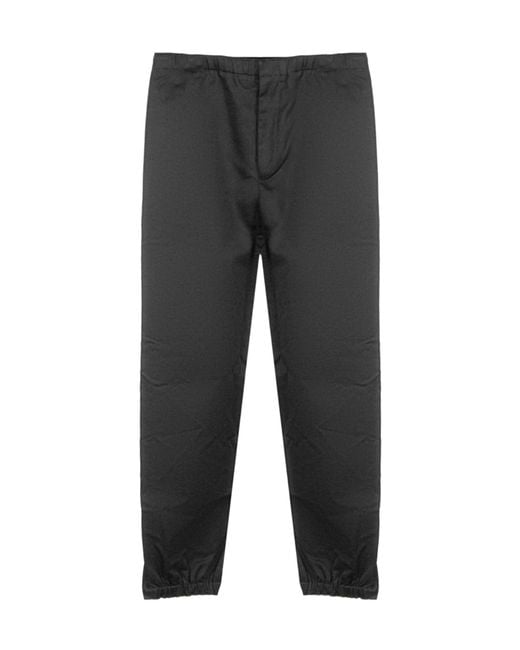 Jil Sander Gray Elastic Cuff Pants for men