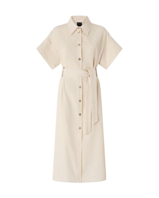 Pinko Natural Alesha Belted Shirt Dress