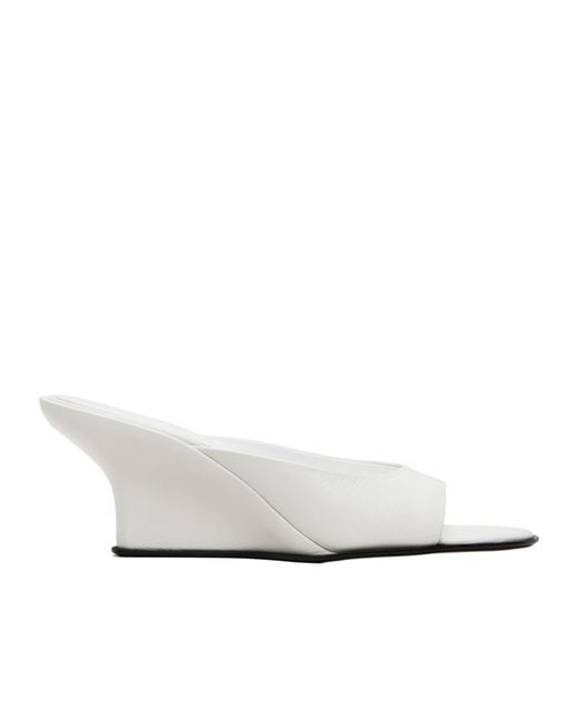 By Far White Caroo High-Heeled Sandals