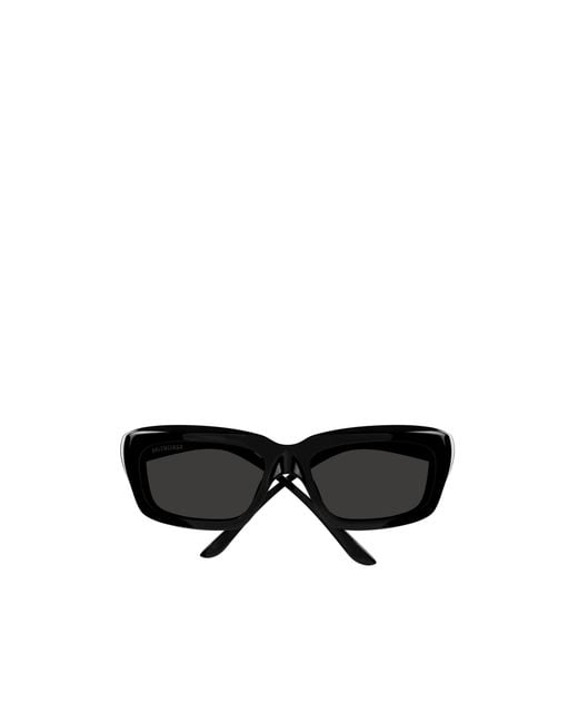 Balenciaga Black Eyewear Rectangle Frame Sunglasses for men