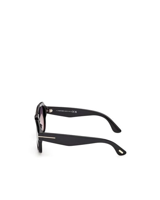 Tom Ford Multicolor Eyewear Pilot Frame Sunglasses