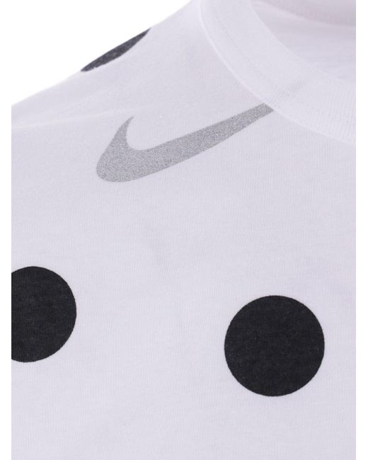 Comme des Garçons White Comme Des Garçons Graphic Printed T-Shirt for men