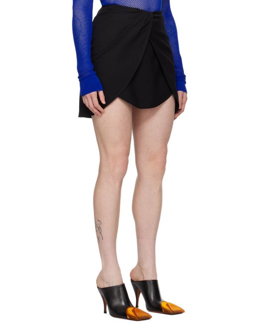 Off-White c/o Virgil Abloh Black Wo Twist High Waist Skirt