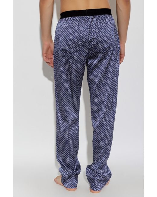 Tom Ford Blue Elastic-Waist Casual Trousers for men