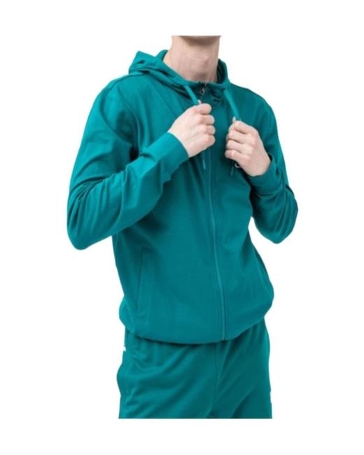 EA7 Blue Logo And Hat Casual Jacket for men
