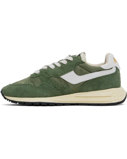Autry Green Reelwind Low-Top Sneakers for men