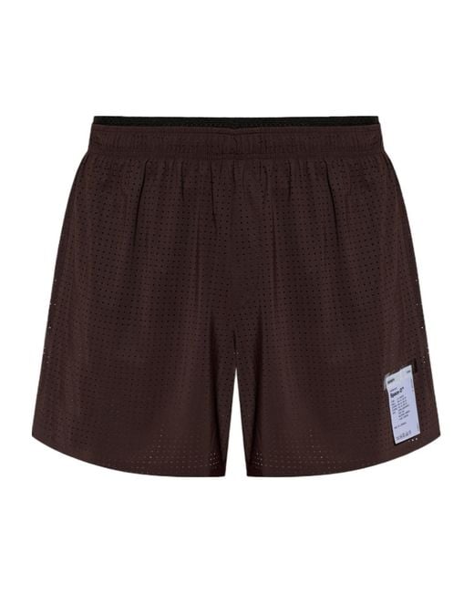 Satisfy Purple Elastic Waist Shorts for men
