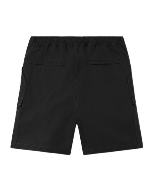 Stone Island Black Ghost Cargo Shorts for men