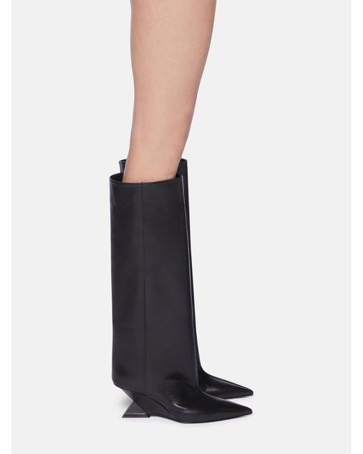 The Attico Blue The Cheope Tube Boots