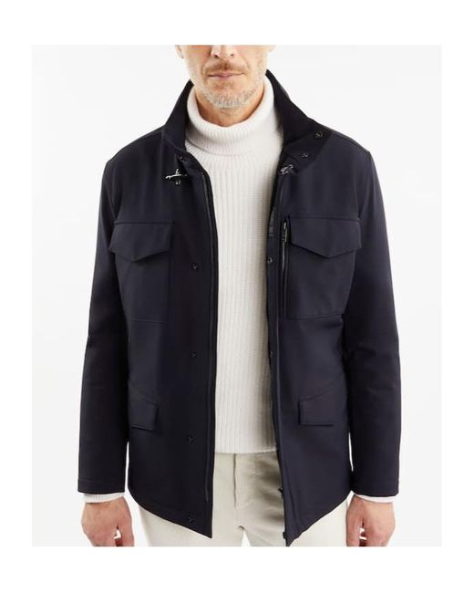 Fay Blue Field Jacket for men