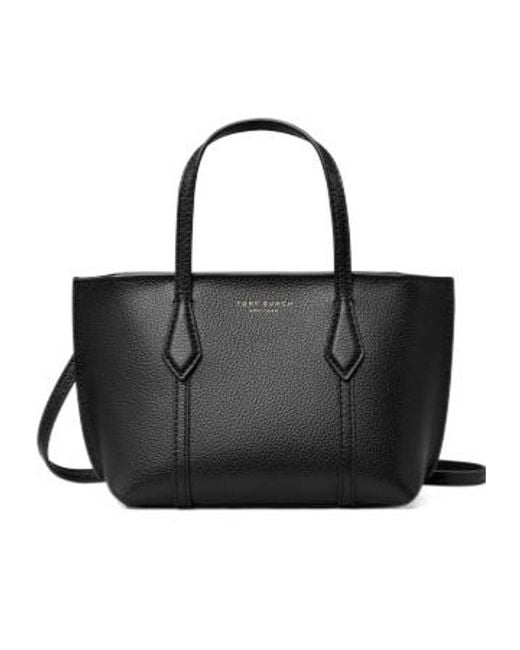 Tory Burch Black Mini Perry Tote Bag