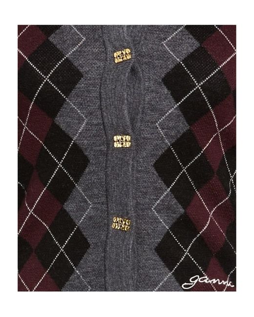 Ganni Black Lightweight Sweater Long Sleeves