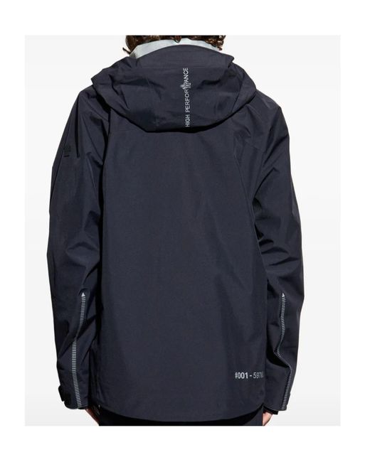 Moncler Blue Long-Sleeved Casual Jacket for men