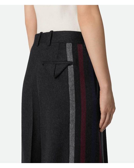 Bottega Veneta Black High Waist Wide Leg Pants