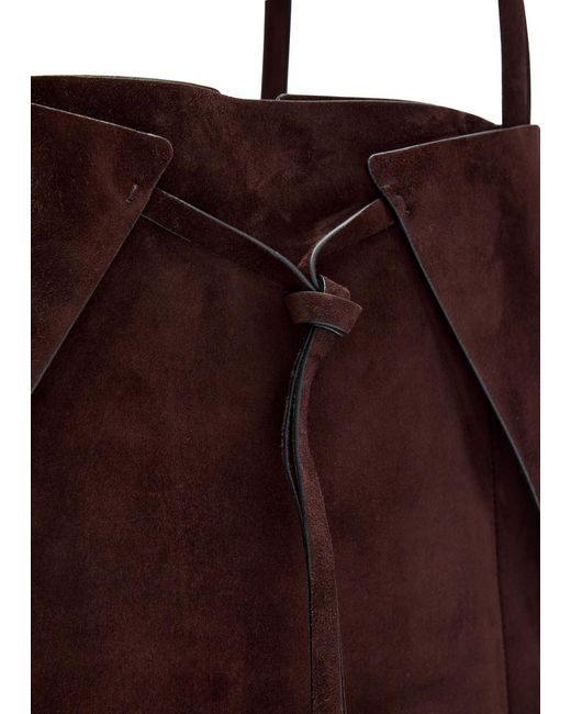Gabriela Hearst Red Marija Suede Tote Bag