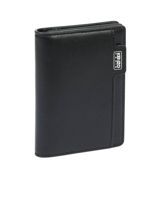 KENZO Black Tab Card Holder