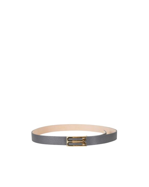 Victoria Beckham White Dorian Frame Belt