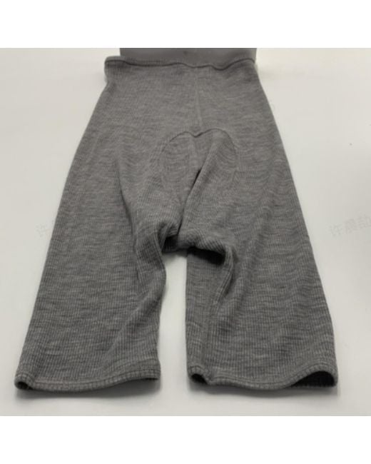 Dior Gray Homme Logo Patch Ribbed Shorts for men