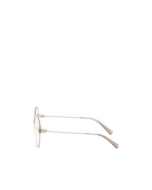 Gucci White Eyewear Geometric Frame Glasses