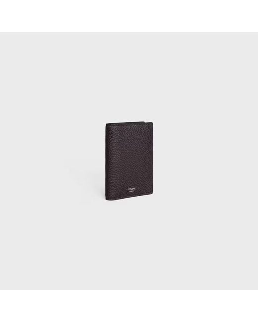Céline Black Vertical Card Holder for men