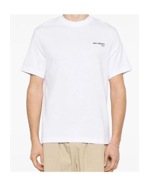 Axel Arigato White Crew Neck T-Shirt for men