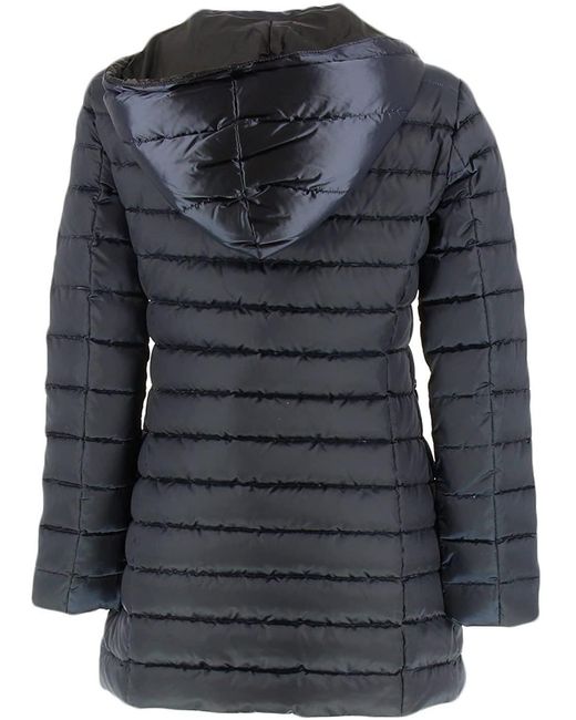 Armani Jeans Blue Quilted Down Jacket