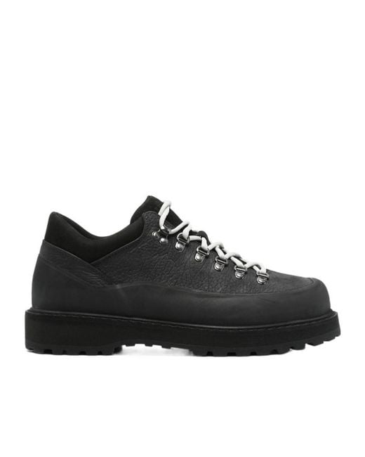 Diemme Black Low-Top Lace-Up Casual Shoes for men