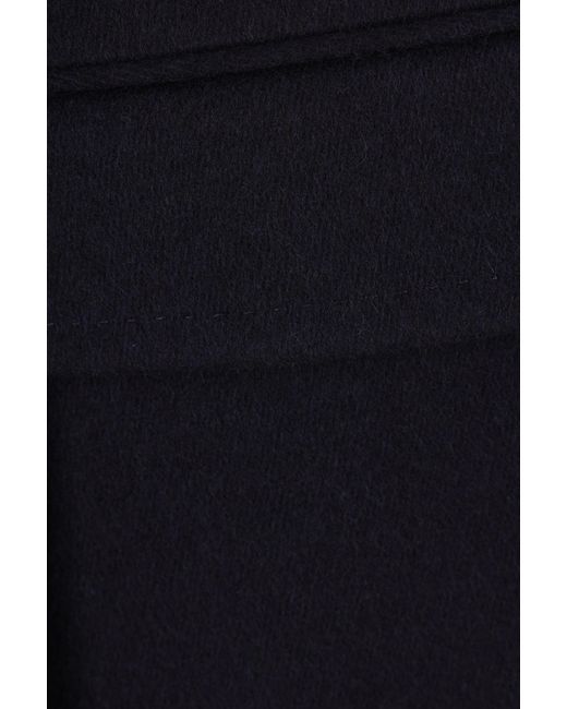 Prada Blue Single-Breasted Straight Hem Coat for men