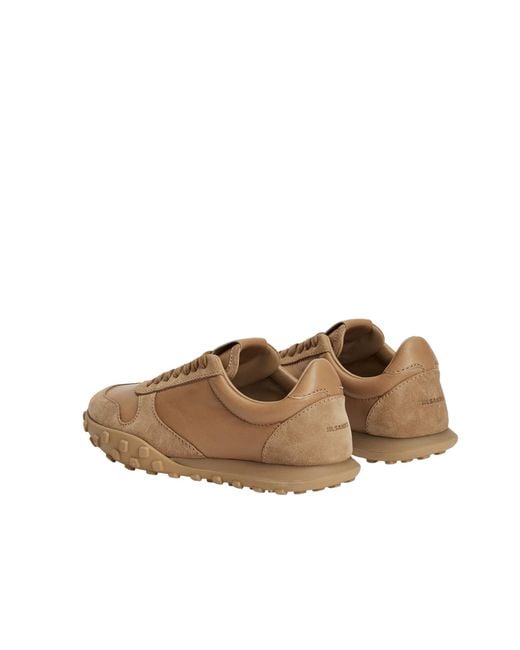 Jil Sander Brown Moon Sneaker