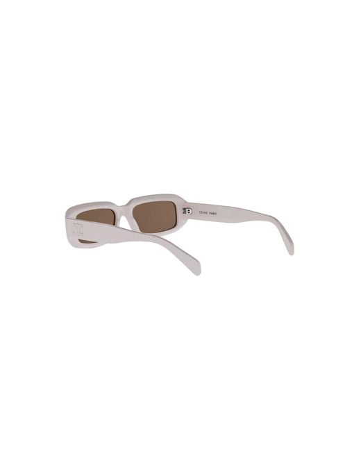 Céline White Full Frame Sunglasses for men