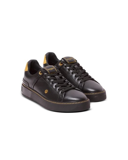 Balmain Black B-Court Trainers