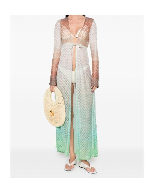 Missoni White Open-Knit Cover-Up