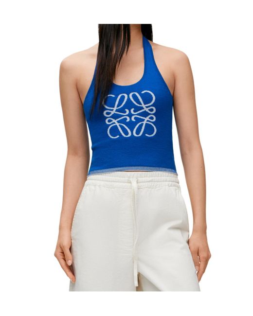 Loewe Halter Top in Blue | Lyst