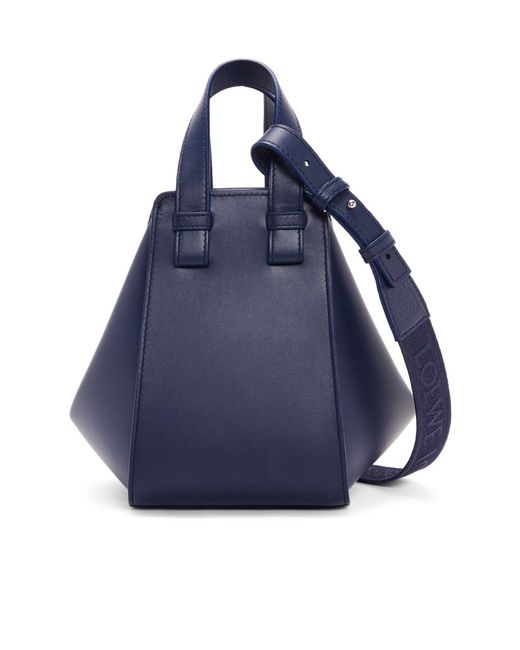 Loewe Blue Compact Hammock Bag