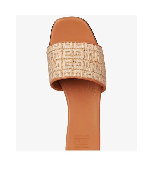 Givenchy White Flat Sandals