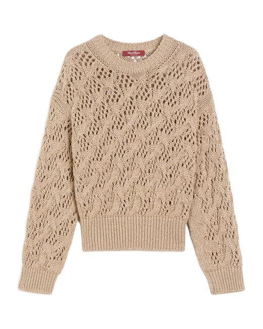 Max Mara Natural Studio Pilade Crewneck Knitted Jumper