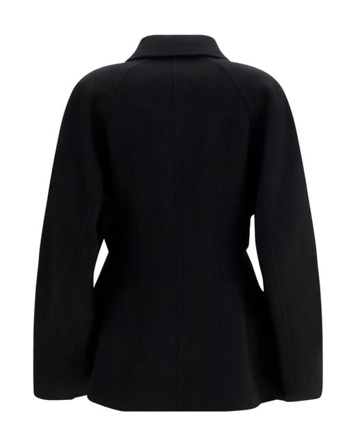 Rohe Black Oversized Sleeve Jacket