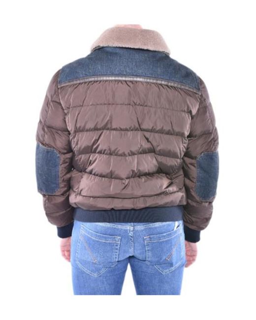 Moorer Blue Viani Hooded Padded Jacket for men