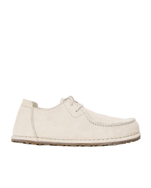 Birkenstock White Utti Lace Boat Shoes